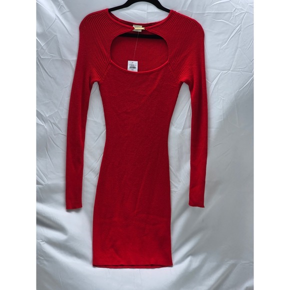 Abercrombie & Fitch Dresses & Skirts - Abercrombie & Fitch  Ribbed Cutout Long Sleeve Mini Dress Small 159-591-4181-500